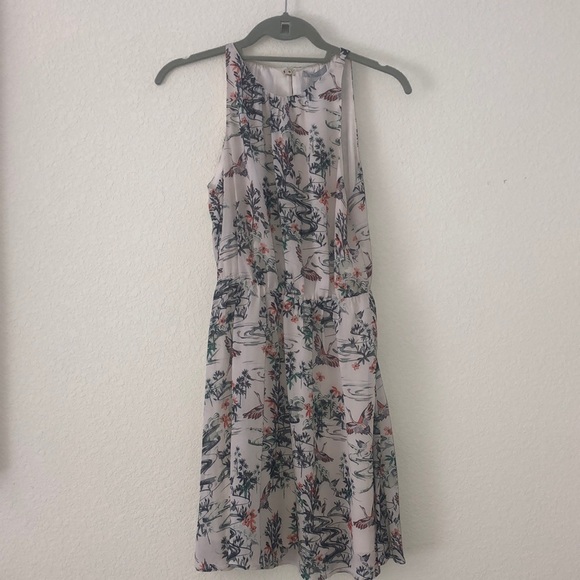 H&M Crane Cream Halter Dress Size 2 - Picture 1 of 10